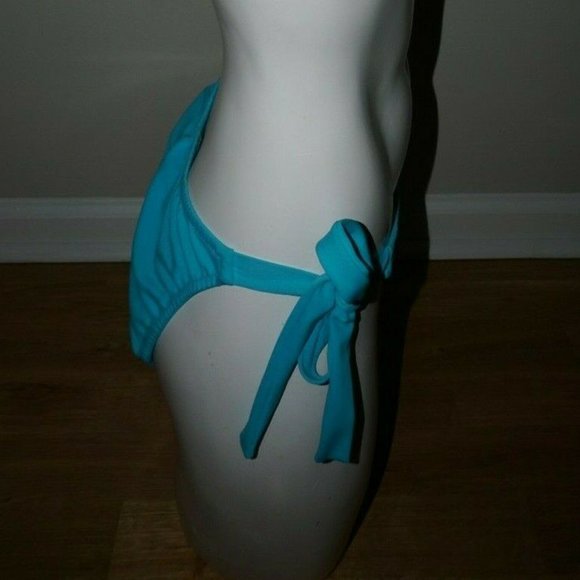 De La Mer Teal Scrunchie Back Tie Side Pant size L is NWT - Picture 5 of 5